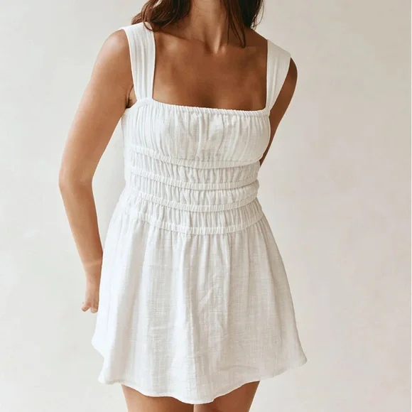 SABO SKIRT | “Bessi Dress” White Sleeveless Mini Dress SIZE XXS | NWT - Picture 3 of 10